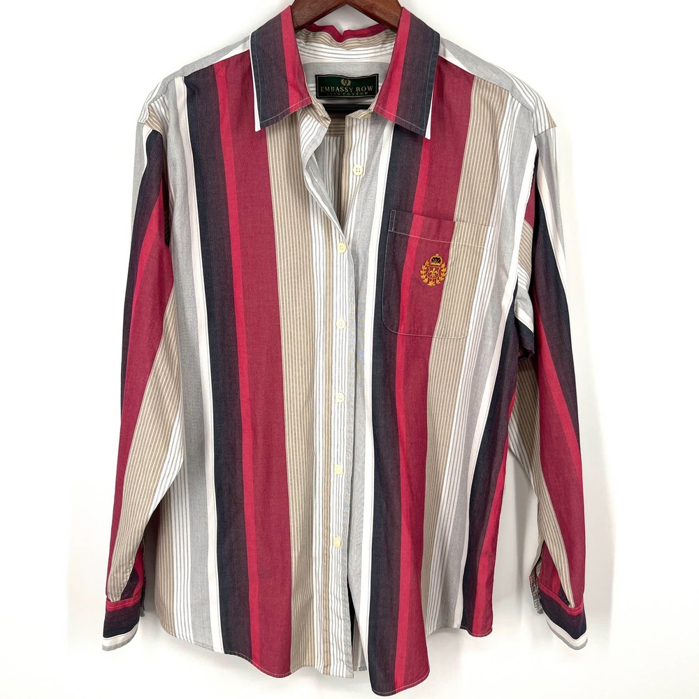 Embassy Row Women’s Size 10 Vintage Button Blouse Shirt Top 90s 80s